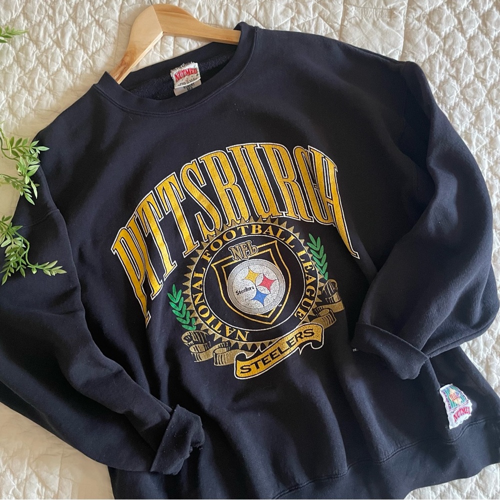 Vintage Nutmeg Pittsburgh Football Sweatshirt